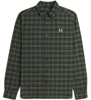 Košele s dlhým rukávom Fred Perry  Fp Tartan Oxford Shirt