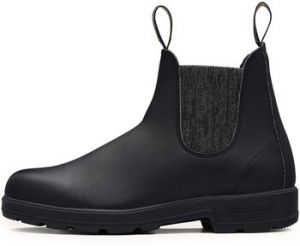 Čižmy Blundstone  Black Leather Silver Glitter