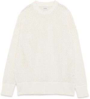 Mikiny Amish  Crew Neck Over Man  Cotton Net Marble