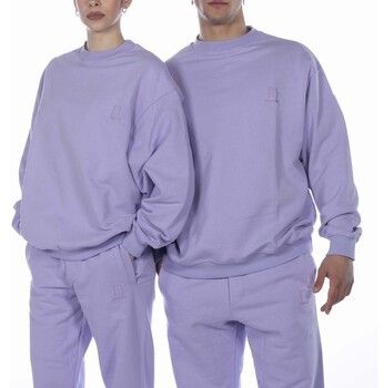 Flísové mikiny Heaven Door  Crewneck Embroidered Logo Lilla