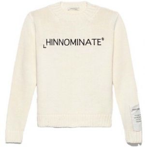 Mikiny Hinnominate  Maglia Paricollo Con Ricamo Ed Etichetta Manica