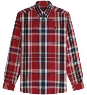 Košele s dlhým rukávom Fred Perry  Fp Madras Check Shirt