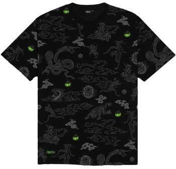 Tričká s krátkym rukávom Dolly Noire  Yokai Pattern Tee