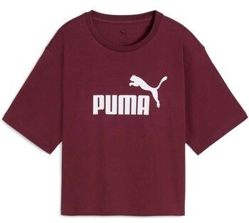 Tričká s krátkym rukávom Puma  Ess Cropped No. 1 Logo Relaxed Tee