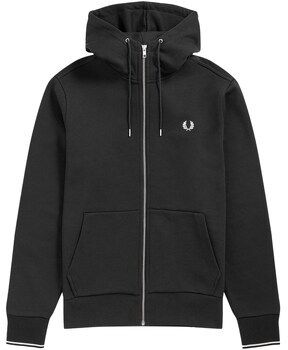 Mikiny Fred Perry  Fp Hooded Zip Through Sweatshirt