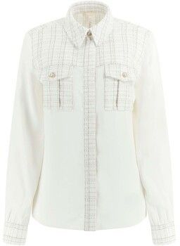 Košele a blúzky Guess  Sandra Mix Tweed Shirt