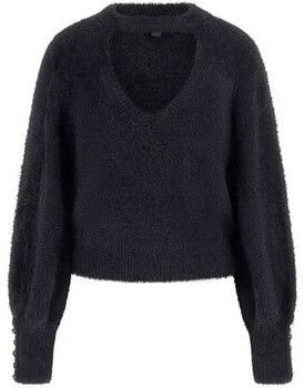 Svetre Guess  Ls Mn Yuki Fuz Cut-Out Sweater