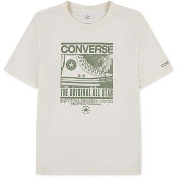 Tričká s krátkym rukávom Converse  Cnvb Static Background Snkr Ss