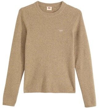 Svetre Levis  Rib Crew Sweater Taupe Gray Heather Bros