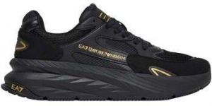 Módne tenisky Ea7 Emporio Armani  Crusher Sonic Mix Trainers Triple Black/Gold