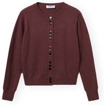 Vesty bez rukávov/Cardigany Compania Fantastica  COMPAÑIA FANTÁSTICA Jacket 10234 - Brown