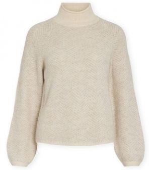 Svetre Vila  Noos Lory High Knit - Eggnog