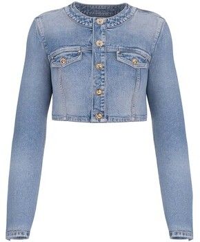 Džínsové bundy Guess  Gemma Crop Jacket