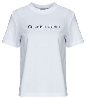 Tričká s krátkym rukávom Calvin Klein Jeans  A- INST. LOGO CLASSIC TEE SS