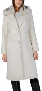 Kabáty Guess  KAROLE FUR COLLAR COAT W5BL19 W2642