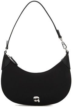 Tašky cez rameno Karl Lagerfeld  IKON NYLON HALFMOON SHB