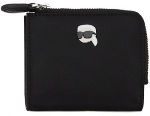 Malé peňaženky Karl Lagerfeld  IKON NYLON PIN SM ZIP WALL
