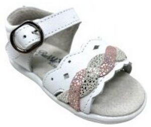 Sandále Bubble Bobble  Zapato niña  c1366 respetuoso blanco
