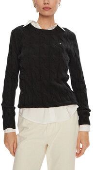 Svetre Tommy Hilfiger  SOFT WOOL CABLE C-NK WW0WW43586