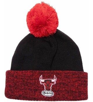 Čiapky Mitchell And Ness  Two Tone Pom Beanie Hwc Chicago Bulls