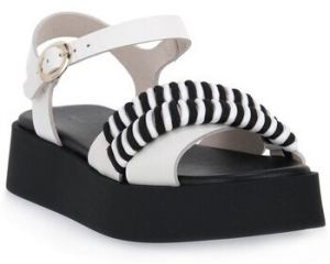 Sandále Frau  London Nero Bianco