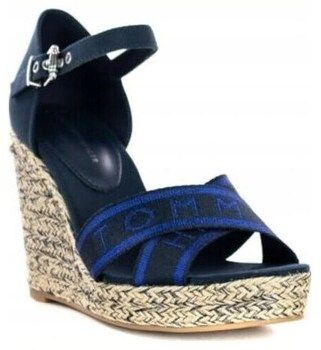 Espadrilky Tommy Hilfiger  METALLIC HIGH WEDGE SANDAL