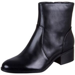 Členkové tenisky Tamaris  Black Materialmix Aus Leder Und Sythetik