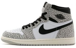 Členkové tenisky Nike  Air Jordan 1 Brand Retro High Og White Cement