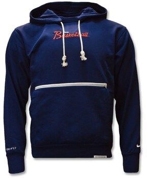 Mikiny Nike  Standard Issue Hoodie College Navy Pale Ivory