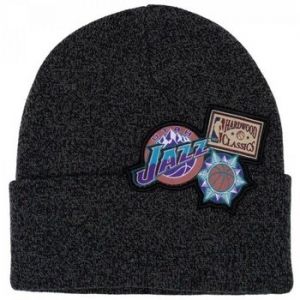 Čiapky Mitchell And Ness  Utah Jazz Nba Xl Logo Patch Knit