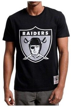 Tričká s krátkym rukávom Mitchell And Ness  Nfl Team Logo Tee Oakland Raiders