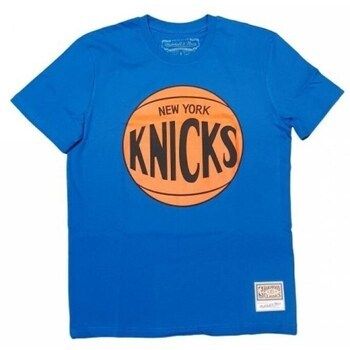 Tričká s krátkym rukávom Mitchell And Ness  New York Knicks Team Logo