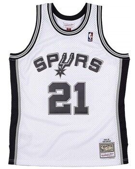 Tričká s krátkym rukávom Mitchell And Ness  SMJYCP19247SASWHIT98TDU
