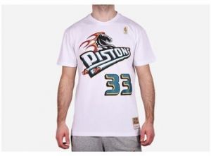Tričká s krátkym rukávom Mitchell And Ness  BNN3CW19045DPIWHIT98GHI