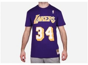 Tričká s krátkym rukávom Mitchell And Ness  BNN3CW19045LALPURP96SON