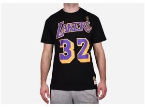 Tričká s krátkym rukávom Mitchell And Ness  BNN3CW19045LALBLCK84EJH