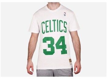 Tričká s krátkym rukávom Mitchell And Ness  BNN3CW19045BCEWHIT00PPI