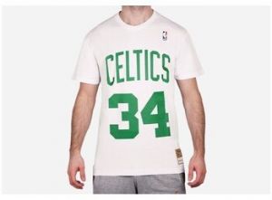Tričká s krátkym rukávom Mitchell And Ness  BNN3CW19045BCEWHIT00PPI