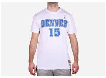 Tričká s krátkym rukávom Mitchell And Ness  BNN3CW19045DNUWHIT03CAN