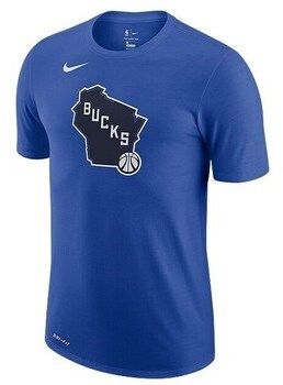 Tričká s krátkym rukávom Nike  Nba Milwaukee Bucks City Edition Logo Dri-fit