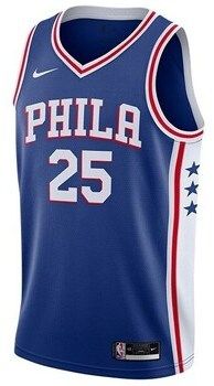 Tričká s krátkym rukávom Nike  Nba Philadelphia 76ers Ben Simmons Icon Edition