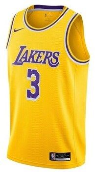 Tričká s krátkym rukávom Nike  Nba Los Angeles Lakers Anthony Davis Swingman