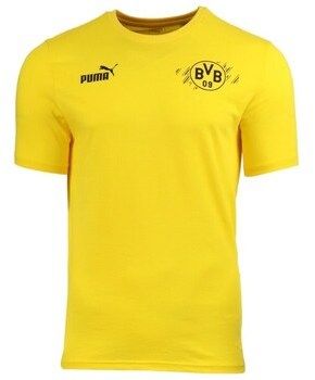 Tričká s krátkym rukávom Puma  Bvb Ftblculture Tee Faster Yel