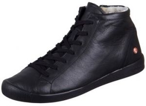 Polokozačky Softinos  Ibbi Black Wollfutter