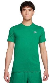 Tričká s krátkym rukávom Nike  AR4997MNSWCLUBTEEZIELONY