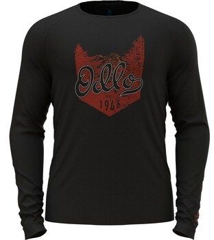 Tričká s krátkym rukávom Odlo  Crew Neck Ls Merino