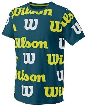 Tričká s krátkym rukávom Wilson  All Over Logo Tech