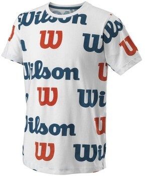 Tričká s krátkym rukávom Wilson  All Over Logo Tech