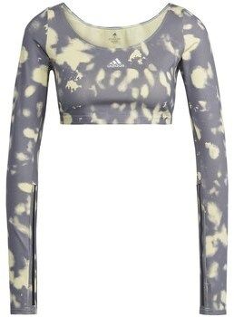 Tričká s krátkym rukávom adidas  W Hyglm Cro Aop