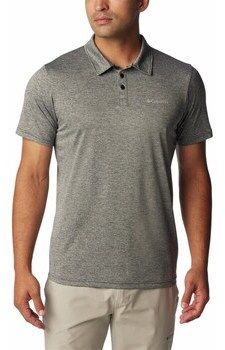 Tričká s krátkym rukávom Columbia  Hike Polo-black Heather